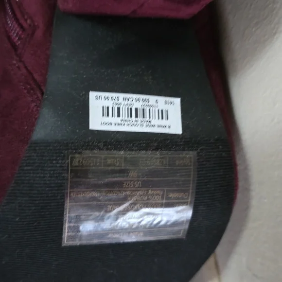 Torrid wine boots 9W - Picture 4 of 7